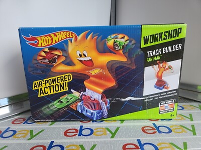 Hot Wheels Track Builder Workshop Fan Man Accessory Air Powered (MD002001)
