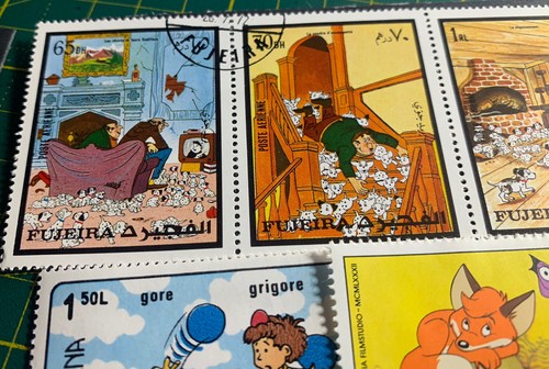 Cartoons Stamps Collection Singles and 1 Block FREE SHIPPING 101 Dalmatians etc - Picture 4 of 7