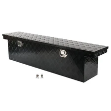 60"X12"X14" Aluminum Trailer Tool Box Pickup Truck Bed Storage Toolbox +Lock&Key