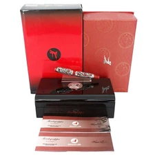 2010 MONTEGRAPPA ICONS BRUCE LEE STERLING SILVER LE 134/888 FOUNTAIN PEN MINT