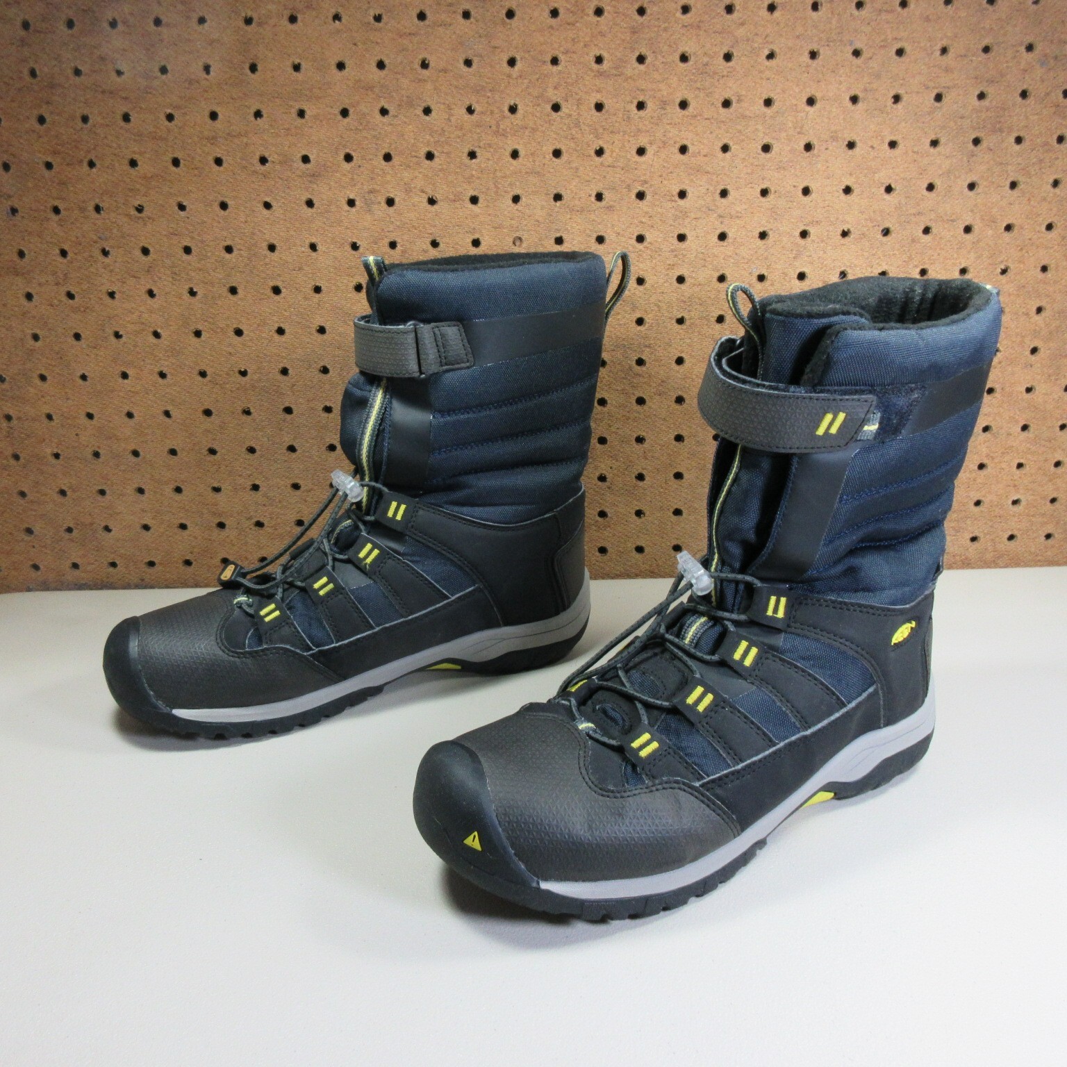 Stivali impermeabili KEEN ragazzo blu e nero Neo Winterport 6 M