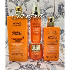 Active Caviar Drip VitaminC  Turmeric Lotion serum Face Cream  Gel 4In1 Set