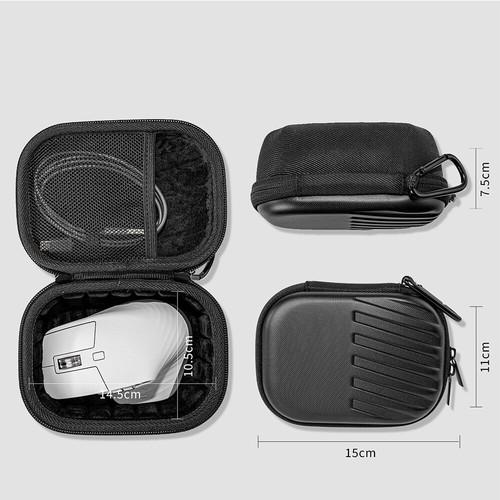 Portable Storage Bag Hard Case for Razer Logitech Wireless Wired Mouse Protector - Picture 3 of 22