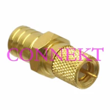 Adapter SMB jack to Microdot MD Plug for Ultrasonic TOFD NDT GE transducer probe