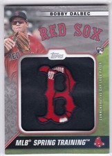2021 Topps Series 1 Spring Training Cap Logo 70th Bobby Dalbec RC Red Sox 62/70