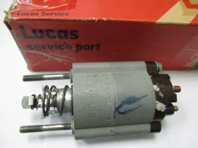 Lotus Europa Twin Cam Special NOS Lucas starter solenoid 76863 & some Rover P6 