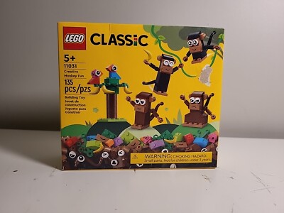 LEGO Classic Creative Monkey Fun 11031 Building Toy Set 135 PCs NEW NIB Sealed
