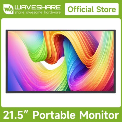 Waveshare Luckfox 21.5inch Portable Monitor With Stand, 1920 × 1080