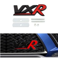 VXR Badge Black & Red Front Grill Emblem For Vauxhall Opel Adam Corsa Insignia