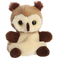 Aurora World Plush - Palm Pals - BARNIE the Owl (5 inch) -New Stuffed Animal Toy
