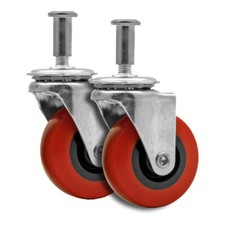 Cal-hawk Set Of 2 Creeper Casters Swivel Wheels