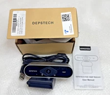 DEPSTECH HD Webcam with Microphone. 1080P USB Web Camera. Model D04