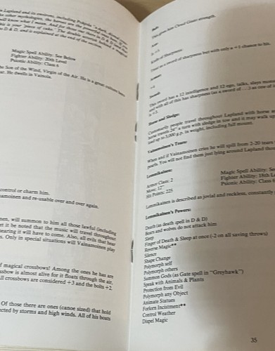 Gods, Demi-Gods & Heroes Kunst & Ward TSR D&D Dungeons and Dragons ORIGINAL 1st - Picture 6 of 7