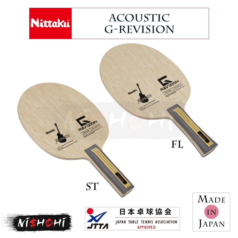 NITTAKU - ACOUSTIC G-REVISION - Table Tennis Blade | eBay