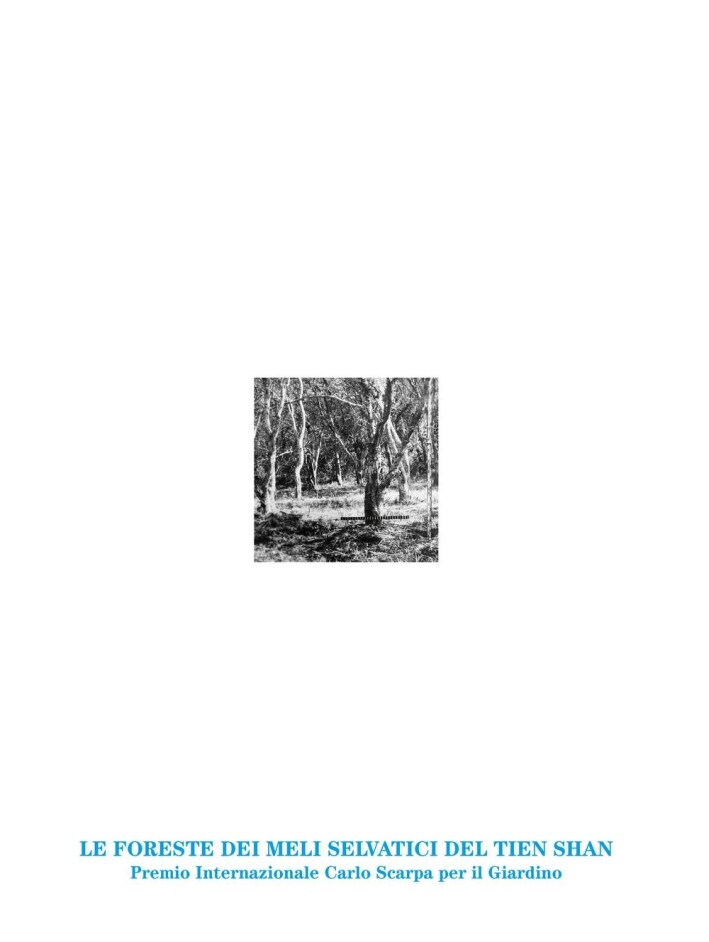 Le Foreste dei Meli Selvatici del Tien Shan. Premio Internazionale Carlo Scarpa