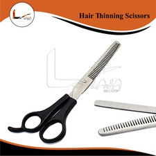 Professional Hairdressing Scissors Barber Hair Thinning Shears With Black Handle