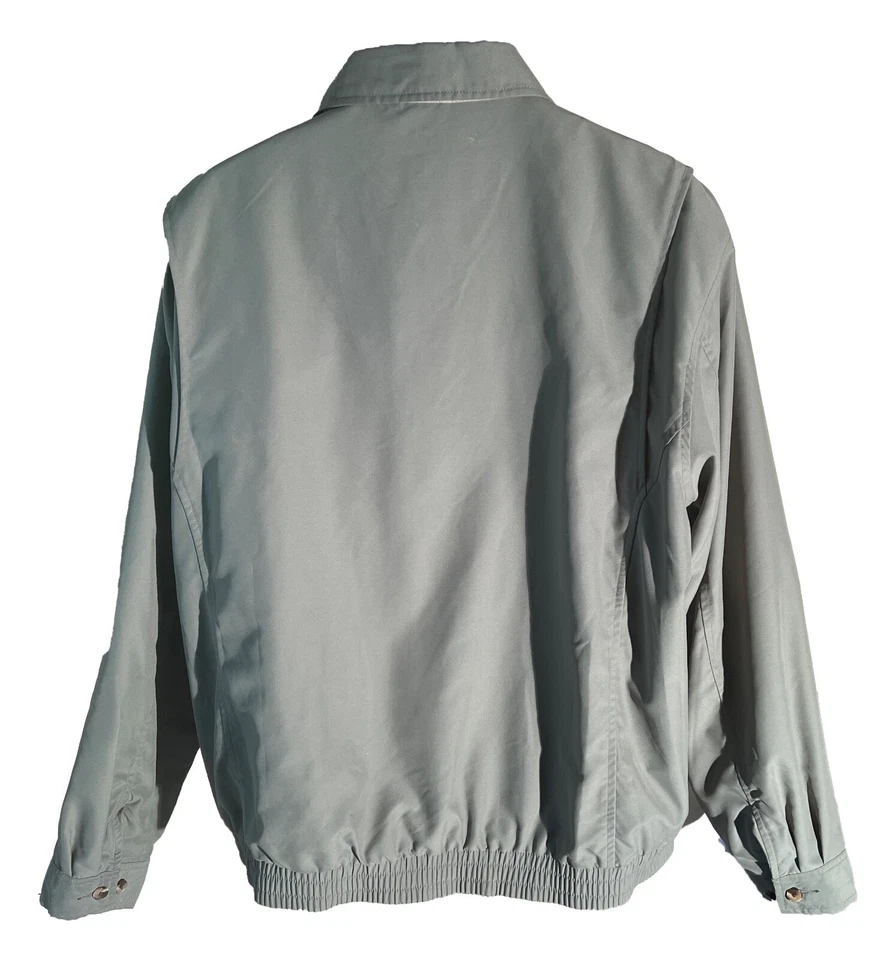 LANDS END Men's Long Sleeve Full Zip UPS Jacket Green XL - Image 3 of 4