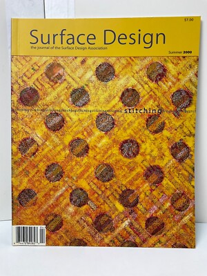 Surface Design Book Magazine Journal Association Art Stitching Summer 2000