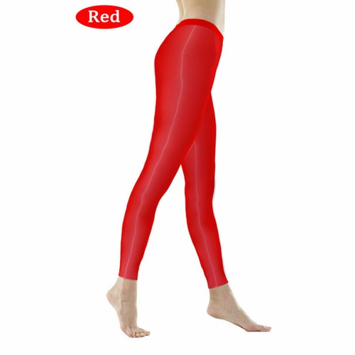 8D Women Ultra Elastic Shiny Glossy Stockings Footless Pantyhose Lingerie Tights - Picture 15 of 29