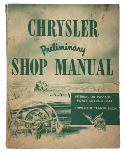 1953 Chrysler Windsor Series New Yorker Series Preliminary Shop Manual - Picture 2 of 6