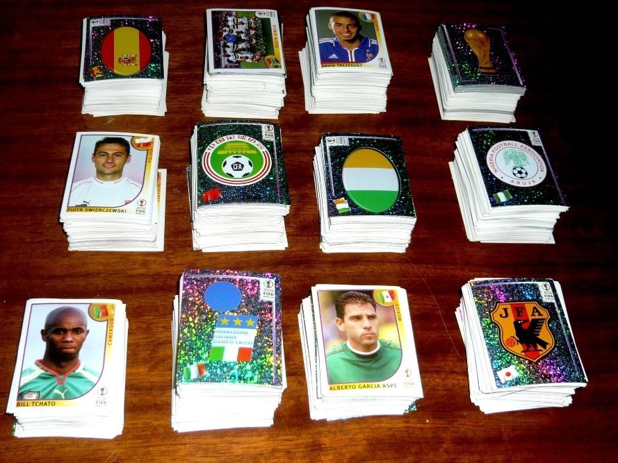 PANINI WORLD CUP 2002 JAPAN & KOREA CHOOSE STICKERS COMPLETE ALBUM