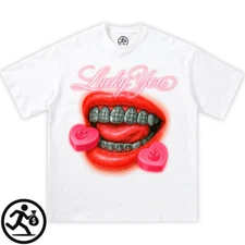 Chrome Hearts Grillz Vintage Boxy Tee Shirt oversized t-shirt streetwear y2k