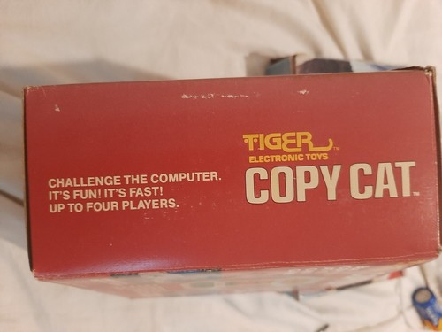 RARE Tiger Copy Cat Vintage Handheld Electronic Game N° 7520 - Imagen 13 de 13