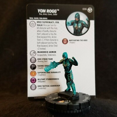 YON ROGG - 006 - Captain Marvel Movie Set Heroclix #6
