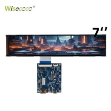 7'' Stretch Bar Display TFT LCD IPS Screen 600x1424 HDMI Control Board DIY KIT