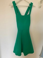 Vestito verde, Zara, taglia S, usato, incrocio sulla schiena