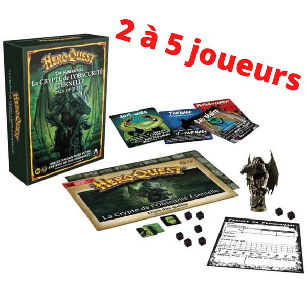Heroquest Quest Pack Krypta Ewige Dunkelheit Brettspiel Avalon Hill-image