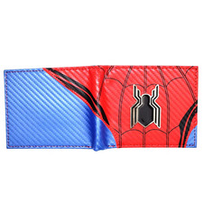 High Quality Metal Design Comics Marvel Wallet Spiderman Purse PU Leather with Z