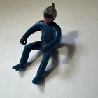 1971 Hot Wheels Redline Rrrumblers RARE Blue Rider Silver Fin Helmet Nice