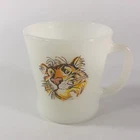 Vintage Fire King Esso Exxon Tony Tiger Mug/Cup Anchor Hocking Milk Glass