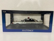 AutoArt 1/18 Kanagawa Prefectural Police Nissan Skyline GT R R32 Police Car AUTO