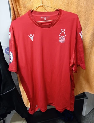 Macron Nottingham Forest Home Shirt Only Red Adults 3XL Short Sleeve - Image 1 of 4