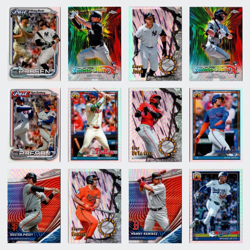 2026 Topps Chrome Baseball Inserts You Pick Your Card Wrecking Crew Big Ticket