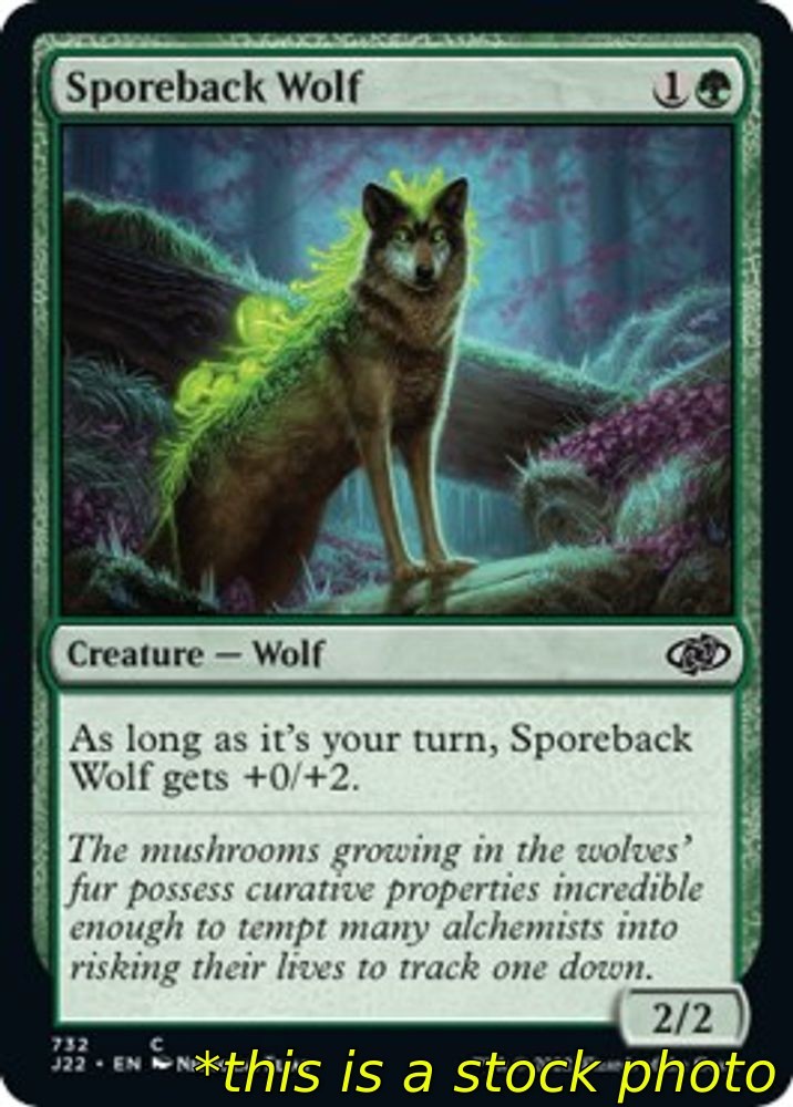 Magic Sporeback Wolf Jumpstart 2022 732 Lightly Played