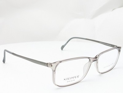 Stepper SI-20027 F222 Gray Titanium Unisex Eyeglasses Frames 58-15-140