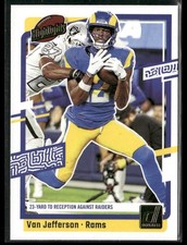 Van Jefferson SN 2023 Donruss Los Angeles Rams