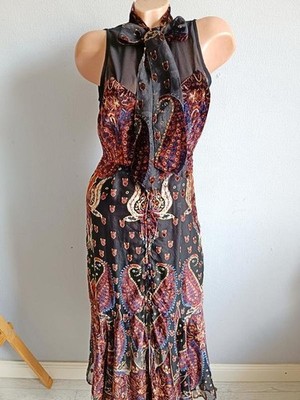 Women Free People Dress Black Velvet 38 / M / 46