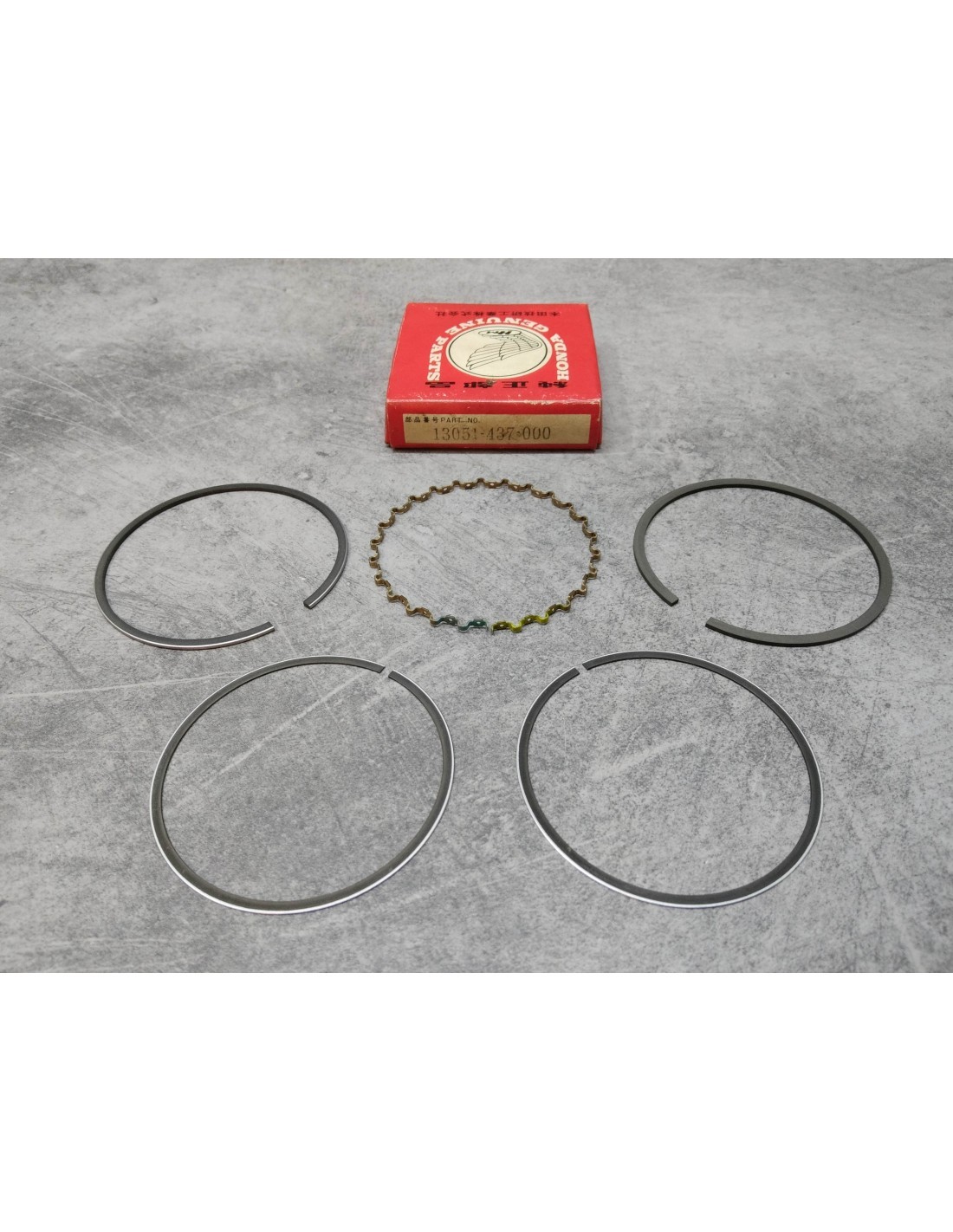 Segments d'origine Honda 13051-437-000 haute résistance pour piston XL125S