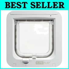 Secure Microchip Cat Door - 4-Way Manual Lock