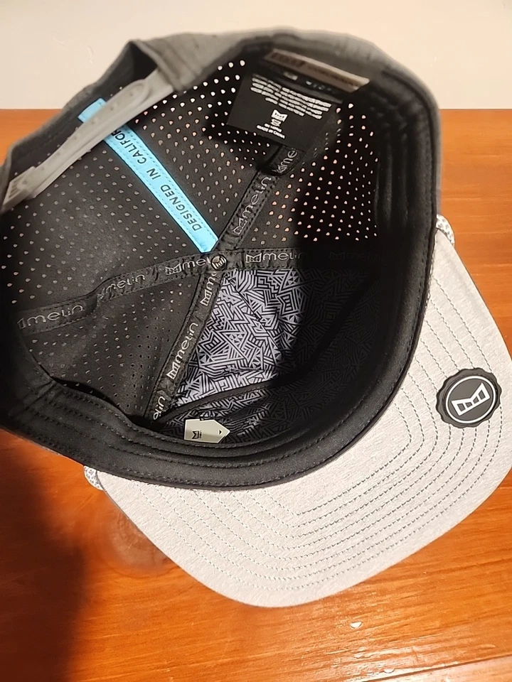 Melin Coronado Para Hombre Snapback, Hydro HEATHER XL 60CM Nunca He estado en una cabeza Foto 4 de 4