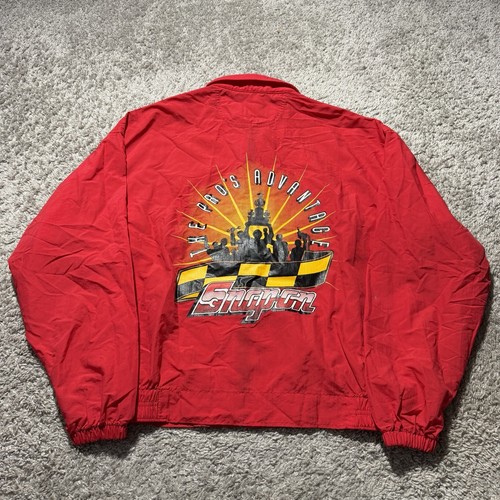 Swingster 90s Snap On The Pros Advantage Red Lightweight Jacket M USA Made