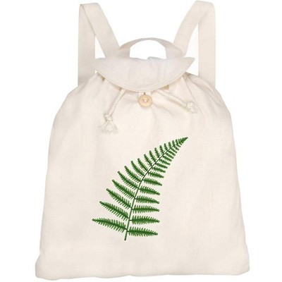 Canvas-Rucksack / Backpack ''Pixel Style Fern Leaf'' (RK00045276)