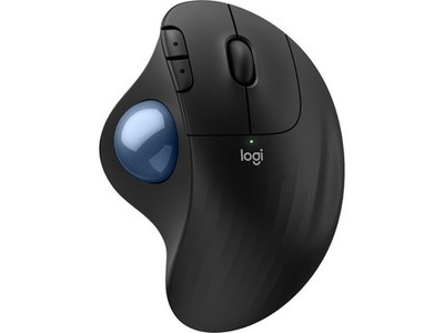 Logitech 910-007026 ERGO M575S Wireless Trackball - Black+Blue Ball