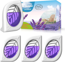 Air Freshener for Home, 4 Pack, Lavender, Odor Eliminator for Small Area Closets