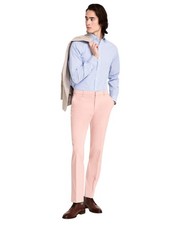 Tommy Hilfiger Mens Modern fit Dress Pants 34 / 34 Pink Solid
