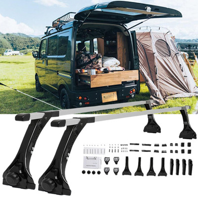 2-Träger 64'' Dachträger Querstangen Regenrinne SquareBar Für Suzuki Every WAGON